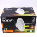 6-pk Feit Electric Ledr56b927camp6 5/6" 75w Equivalent Recessed Trim Downlight. Fixed Price $34.99.