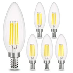 Comzler E12 Led Candelabra Bulb Dimmable, 6 Count (pack Of 1), 5000k Daylight. Fixed Price $19.99.