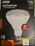 Feit Electric Led Br40 Bulb, 120w Equivalent, Dimmable, Soft White, 2700k. Fixed Price $9.80.