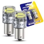 Auto 1156 White Led Turn Signal Light Bulb Error Free Anti Hyper Flash Canbus D. Fixed Price $12.99.