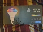 Mochiba 80w Smart Wifi Led Light Bulbs 8 Pack, Multi-color, Music Sync. Fixed Price $19.99.