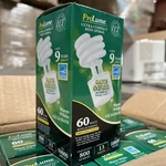 (qty 2) Halco Cfl13 27k Gu24 Base T2 60w/13w Bulb Lamps White 2700k. Fixed Price $13.20.