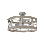 Hinkley Fan Bryce 27" Led Fandelier, Brushed Nickel/silver - 904627fbn-lia. Fixed Price $849.00.