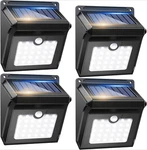 Solar Outdoor Lights Wireless Security Motion Sensor 4packs Backyard Step. Fixed Price $13.69.