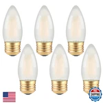 Tokcon E26 Led Candle Bulbs 2w Dimmable - 25w Eq. Chandelier Frosted B11 2700k. Fixed Price $34.57.