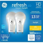 Ge Lighting 272242 15 Watt A19 Refresh Led Bulb - Pack Of 2. Fixed Price $29.72.