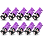 194 Led Light Bulb Purple 168 2825 W5w T10 Wedge 5-smd 3030 Chipsets Replace. Fixed Price $17.00.