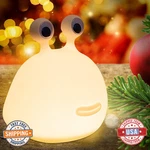 Yesinaly Cute Slug Night Light For Kids Bedroom Decor - Touch Sensor, Soft Silic. Fixed Price $38.55.
