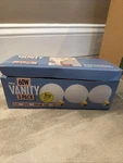 Vintage Abco Vanity 60w Clear Light Bulbs - Pair Of 2 Nos 1995. Fixed Price $10.00.