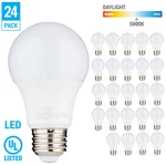24 Pack Led A19 Bulb 9w 60w Equivalent Non Dimmable 5000k Daylight Medium E26. Fixed Price $41.00.