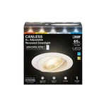 New Feit Electric Ledr6xtadj6wyca Led Recessed Downlight White 6" W Aluminum 65w. Fixed Price $24.45.
