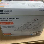Commercial Electric 5/6 Led Recessed Retrofit Light Trim Selectable Cct 12-pk. Fixed Price $59.99.