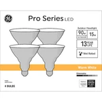 Ge 90 -watt Eq Par38 Warm White E26 Dimmable Led Spot Flood Light Bulb 4 -pack. Fixed Price $24.95.