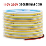 32.8ft 110v Cob Led Strip Light Flexible Tape Lights 360leds/m Linear Lighting. Fixed Price $736.78.