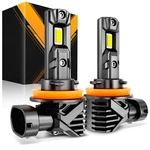 Auxbeam H11 Led Headlight Kit High Low Beam Bulb White 6500k 25000lm 70w Canbus. Fixed Price $36.99.
