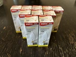 10 Pack Satco S3230 15w Clear Torpedo Bulb E12 Candelabra Dimmable. Fixed Price $15.99.