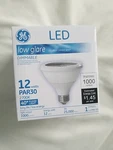 Ge Low Glare Dimmable 1000 Lumens 2700k 40 Flood Light 12 Watts Par30 New Nib. Fixed Price $11.96.