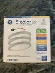 Ge 3 Pack Nib Round Dimmable 5 Color Led Recessed Canned Damp Downlight New. Fixed Price $25.99.