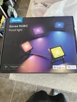 Govee Rgbic H7060 Outdoor Led Flood Light 4-pack Smart Multicolor 800lm. Fixed Price $100.00.