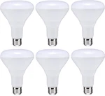 S11474 Led Br30 Reflector Lamps, 65w Replacement, White, 8.5 Watts, 6 Pack. Fixed Price $52.99.