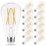 Led Bulbs 60w Equivalent 2700k Warm White St58 E26 12 Pack Gvvoohome Edison Watt. Fixed Price $51.99.
