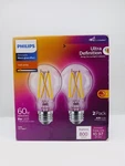 Philips A19 60w Ultra Definition Dimmable 8w Led Light Bulb Soft White 2 Pack. Fixed Price $11.83.