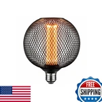 Next Glow Led Decorative Light Bulb Black Metal Cage Vintage Edison E26 Dimmable. Fixed Price $45.35.