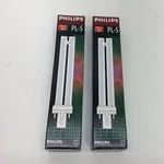 Philips Pl-s 9w 41 Lot Of 2 Fluorescent Twin Bulb Tube Pin G23 Base Brand New. Fixed Price $18.95.