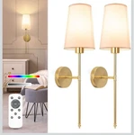 Niorsun Gold Battery Operated Wall Sconce Set Of 2,rechargeable Lights With. Fixed Price $34.99.