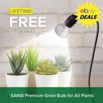 150w Led Plant Grow Light Bulb Full Spectrum Indoor Lamp Veg Bloom Sansi. Fixed Price $19.99.