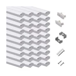 Hunhun 40-pack 3.3ft/1meter U Shape Led Aluminum Channel System With Milky Co.... Fixed Price $129.20.