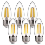 Flsnt B11 Led Chandelier Bulbs 60w Eq E26 Dimmable 2700k Soft White 6-pack. Fixed Price $28.98.