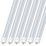 8ft Led Bulbs, 90w 6000k T8 T12 Tube Lights, Fa8 Single Pin V Shaped .... Fixed Price $165.39.