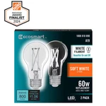 60-watt Equivalent A19 Dimmable White Filament Cec Clear Glass E26 Medium Base L. Fixed Price $11.67.