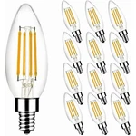 12 Pack - Tw Lighting 3.5w Dimmable B11 Led Filament Light Bulb Warm 40w Equiv. Fixed Price $19.99.