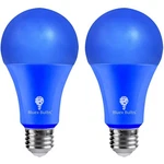 2 Pack Bluex Led A21 Blue Light Bulbs - 15w (120watt Equivalent) E26 Base Blu. Fixed Price $21.99.