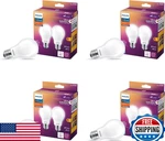Philips Led 60w A15 8-pack Soft White 2700k 750 Lumen Dimmable Frosted. Fixed Price $72.04.