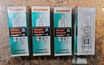 Lot Of (4) Sylvania 25w 120v Halo Capsylite Clear Finish G9 Base T4 Shape. Fixed Price $15.89.