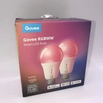 (2-pack) Govee 1000lm Rgbww 9w E26 Smart Led Bulb H6006. Fixed Price $20.57.
