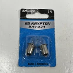 Dorcy 2d Krypton Flashlight Replacement Bulb Clear 2.4 V Bayonet Base 2pk. Fixed Price $8.99.