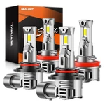Sealight 9005/hb3 H11 Led Fog Light Bulbs, 80000lm 6500k White, 1:1 Mini Size. Fixed Price $126.42.