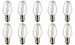 Cec Industries #15c7 120v Bulbs, 120 V, 15 W, E12 Base, C-7 Shape (box Of 10). Fixed Price $10.91.