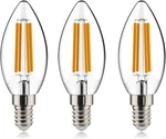 3-pack Helloify B11 Dimmable Vintage Led Edison Candelabra Bulb, 60w Equivalent. Fixed Price $7.50.