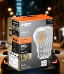 Feit A19 E26 (medium) Filament Led Bulb Soft White 100 Watt Equivalence 4 Pk. Fixed Price $14.49.