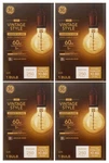 (case Of 4 Bulbs) Ge 36731 Vintage Style Led Light Bulb, G25 Globe, Amber. Fixed Price $24.77.