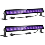 Onforu 2 Pack 24w Led Black Light Bar With Plug And Switch, 5ft Power Cord, Ip66. Fixed Price $22.57.