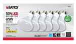 Satco S9022 - 10 Watt Br30 Led Dimmable Light Bulbs 3000k (6 Bulbs). Fixed Price $21.61.