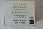 A15 Led Light Bulbs, 40 Watt Equivalent Refrigerator Bulb - 4pack. Fixed Price $13.77.