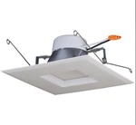 Satco S11821r1 15w Led 5cct 120v 5-6" Inch Square Downlight Retrofit (6 Pack). Fixed Price $105.99.