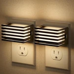 Jandcase Led Night Light, 2 Pack Lights Pack, Warm - Black Shade. Fixed Price $13.35.